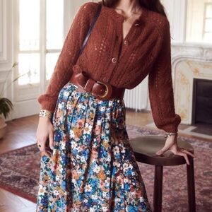 🇫🇷SEZANE Nelly Skirt Sz 36